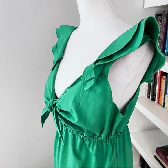 DREW Green Kelly Midi Dress size Medium New with Tags - Picture 4 of 15